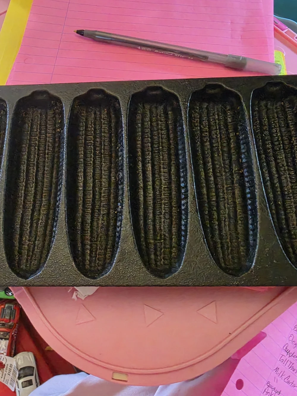 AT-1 Black Corn-Shaped Nonstick Baking Mold Tray